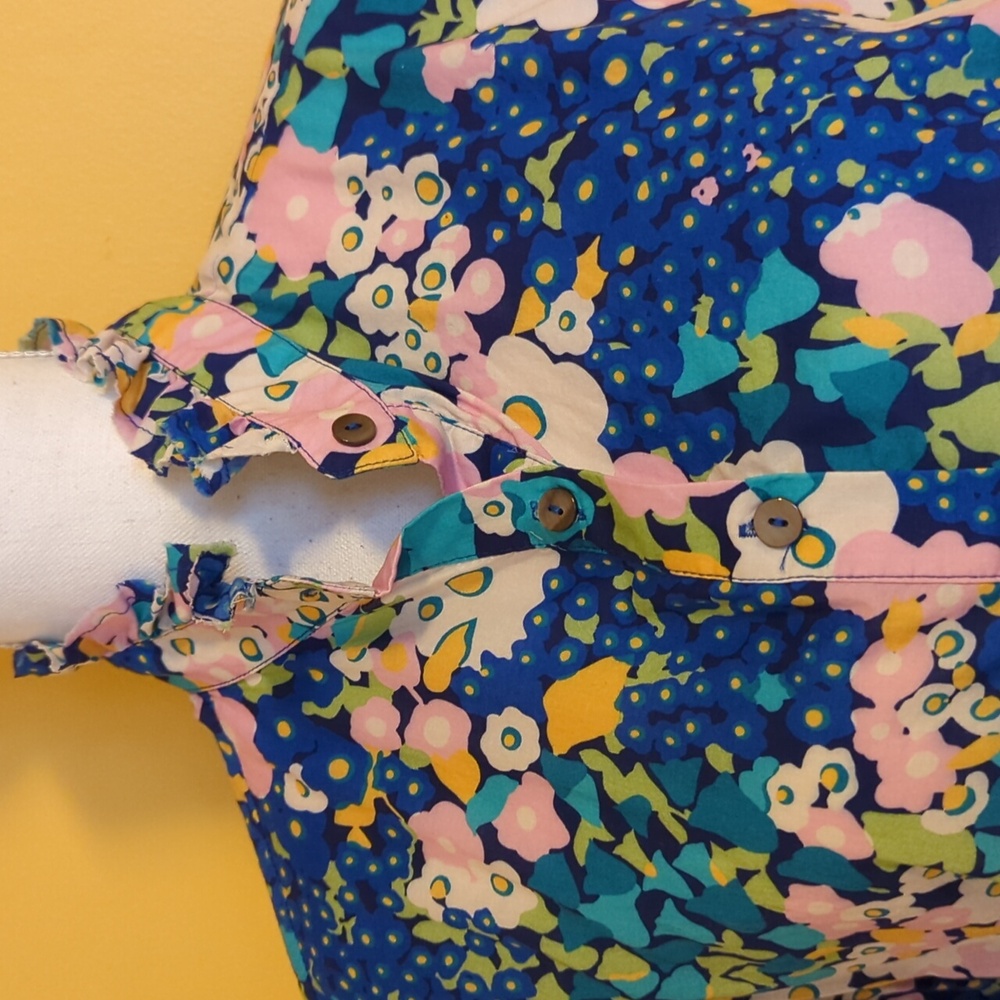 Tuckernuck Teagen Floral Popover Top size L - Picture 3 of 9